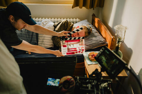 Am Set von »Exponat« ifs filmschule