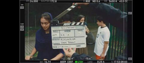 Dreharbeiten für den ifs-Abschlussfilm »SCHAFTLOSIGKEITNISS«