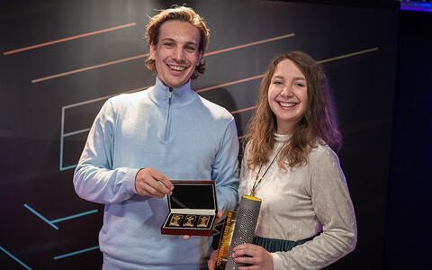 Lukas Röder und Alisa Kolosova