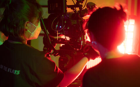 Übung »Licht und Farbe« im ifs-Studio