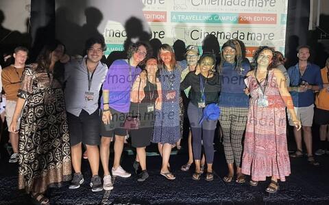 Teilnehmer*innen der Cinemadamare 2022