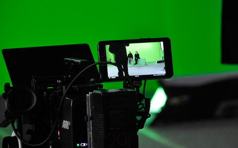 Dreh Greenscreen im ifs Studio