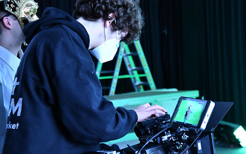 Dreh Greenscreen im ifs Studio