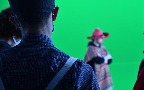 Dreh Greenscreen im ifs Studio