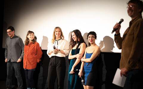 Das Team »A Room of my own« nach der Premiere