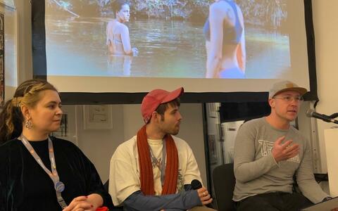 Marvin Meiendresch moderiert ein Panel über den brasilianischen Kurzfilm  »The Beads«