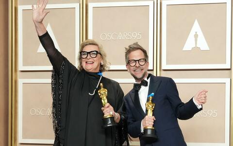 Oscarpreisträger:innen Ernestine Hipper und Christan M. Goldbeck