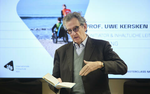 Foto Prof. Uwe Kersken, Initiator und Programmpate der Masterclass Non-Fiction