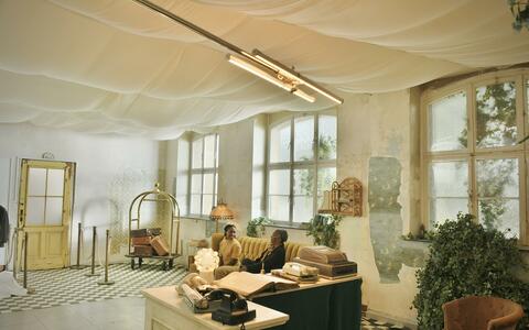 Location am Set von »The Lumber Room«