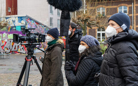 Dreharbeiten zu »Lollipop« im MA Film 