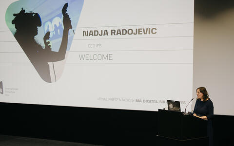 CEO Nadja Radojevic during the welcome speech