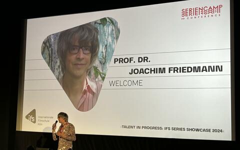 ifs-Prof. Dr. Joachim Friedmann bei dem »Talent in Progress: ifs Series Showcase«