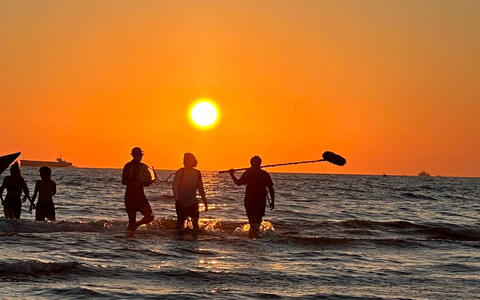 Setfoto »The Sons of Ilir« ifs filmschule