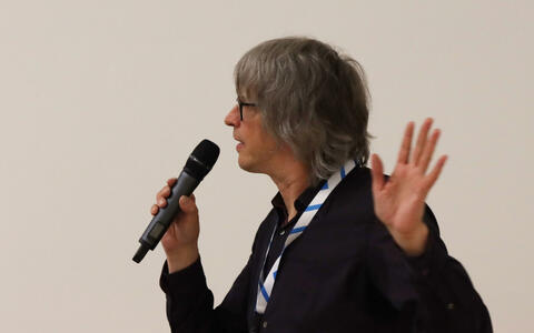 Joachim Friedmann beim Symposium »Storytelling/Transdisziplinär«