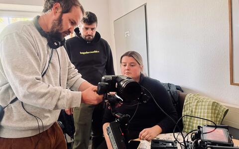 Dreharbeiten des Abschlussfilms »Prințese«