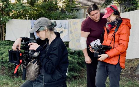 Dreharbeiten des Abschlussfilms »Prințese«