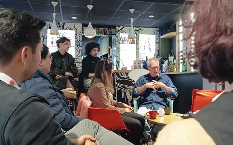 MA Serial Storytelling students at Series Mania Forum, Lille, ifs, filmschule