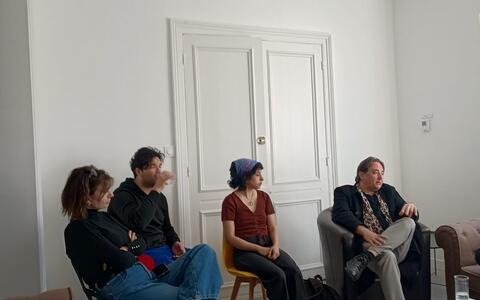 MA Serial Storytelling students at Series Mania Forum, Lille, ifs, filmschule