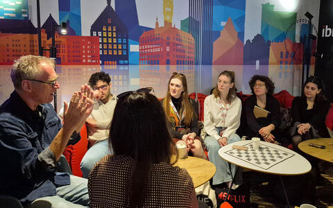 MA Serial Storytelling students at Series Mania Forum, Lille, ifs, filmschule