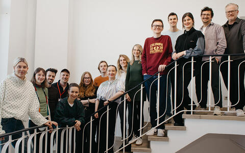 Gruppenfoto der Teilnehmenden des Masterclass Entertainment