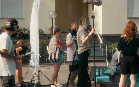 Setfoto »Dann lieber sterben«