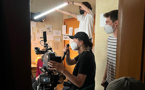 Übung »Licht und Farbe« im ifs-Studio