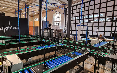 In the hall of the “ digitize! ” exhibition