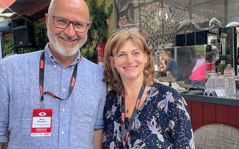 Get-together beim Abschluss des MA Serial Storytelling 2023