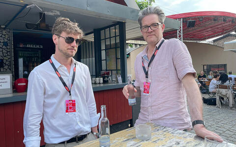 Get-together beim Abschluss des MA Serial Storytelling 2023