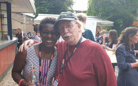 Get-together beim Abschluss des MA Serial Storytelling 2023