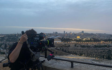 Dreharbeiten in Jerusalem