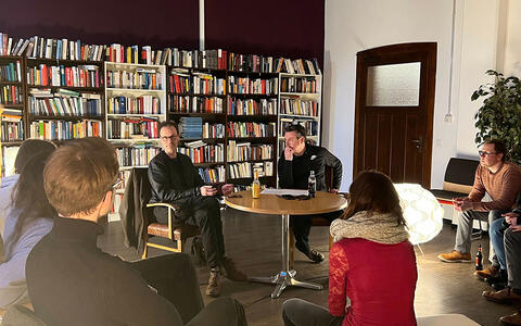 Christian Schnalke und Magnus Vattrodt