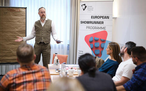 Final workshop of the European Showrunner Training with Jeppe Gjervig Gram