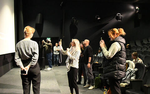 Presentation of Production Exercise 2 in the ifs cinema