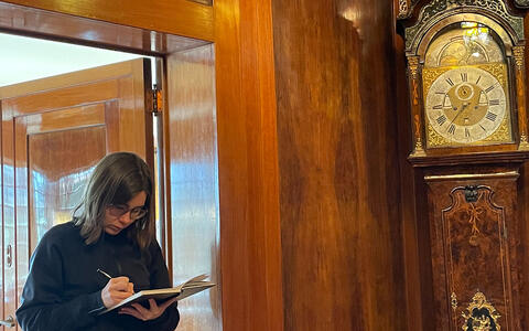 Zeichenunterricht mit Petra Maria Wirth im Museum Van Buuren