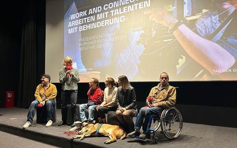 »Work and Connect – Arbeiten mit Talenten mit Behinderung«: Präsentation der im Workshop entstandenen About-Me-Videos