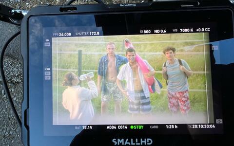 Am Filmset vom BA-Abschlussfilm »Treibsand«