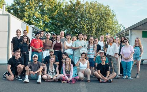 Dreharbeiten für den ifs-Abschlussfilm »SCHAFTLOSIGKEITNISS«