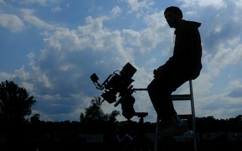 Am Filmset vom BA-Abschlussfilm »Treibsand«