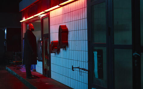 Am Set von »Papilio« (Kurzfilm, 3. Semester BA FIlm)