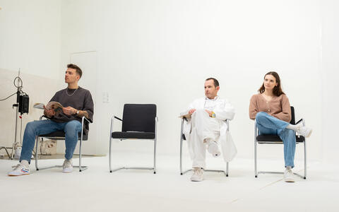 Studierende drehen ihr Musikvideo »Unholy«