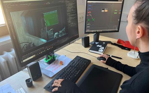 Postproduktion der Kurzfilme im 2. Semester | VFX-Studentin Automne Ritzel