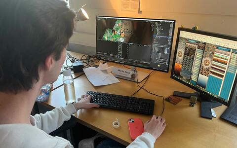 Postproduktion der Kurzfilme im 2. Semester |  VFX-Student Moritz Koch